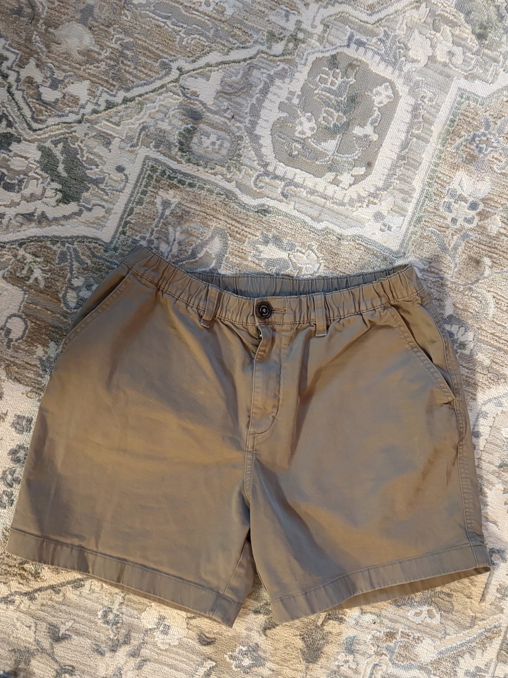chubbies Tan Flat-Front Men's Shorts